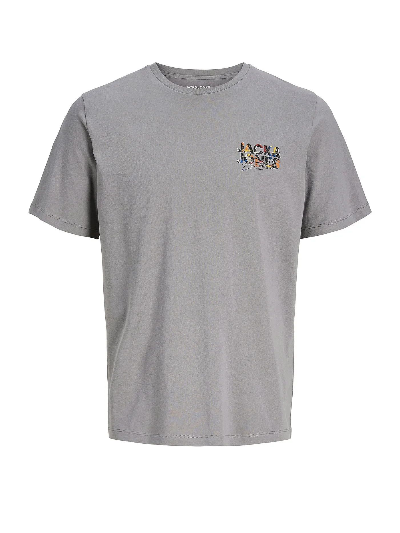 JACK & JONES | T-Shirt JJGEPLAS | grau